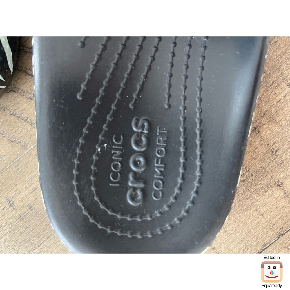 Crocs Unisex Zebra Print Slide Sandals - Picture 6 of 8